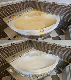 ekopel bathtub coating ivory refinishing resurfacing paint 